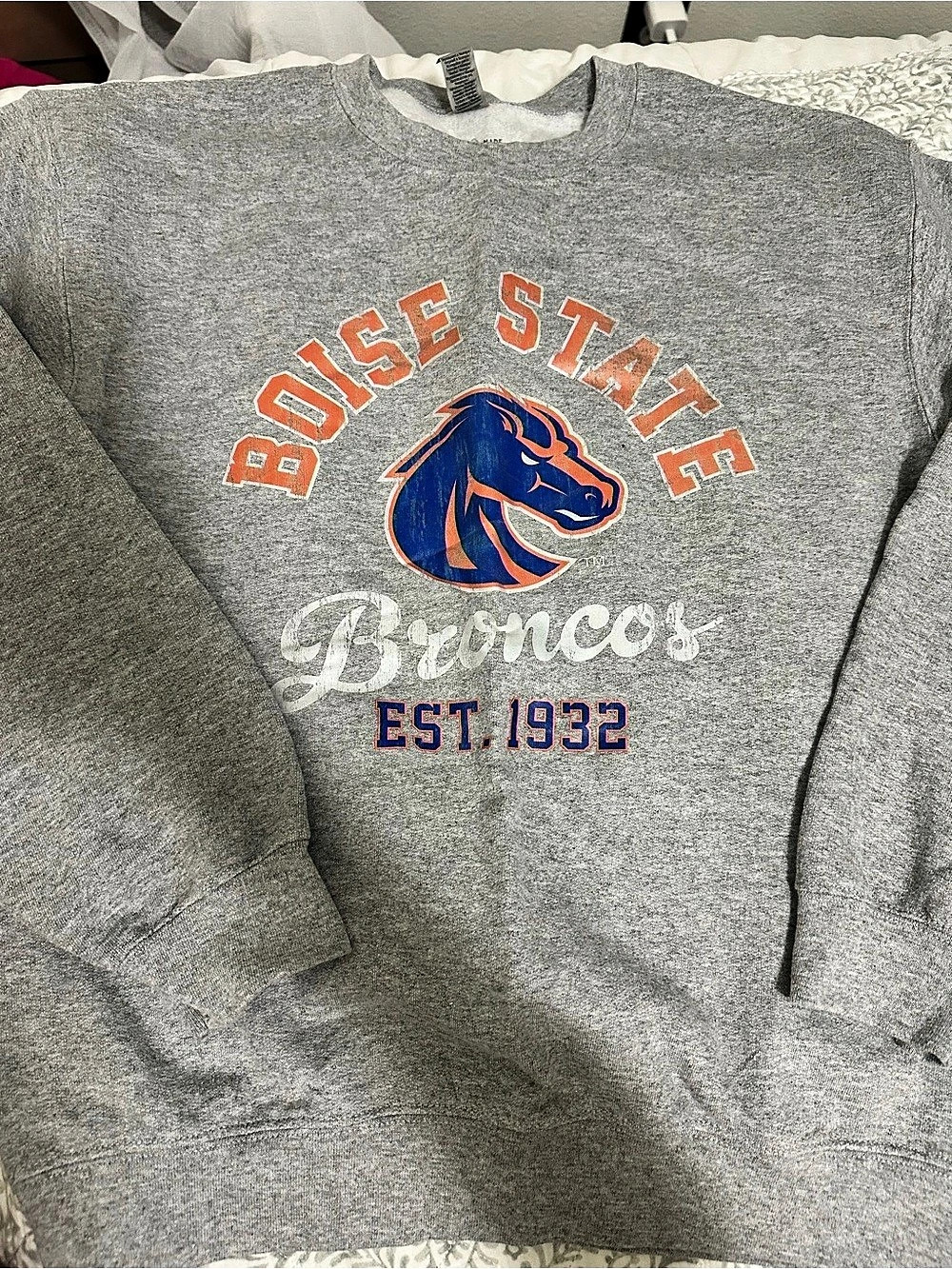 Boise State Broncos Gray Sweatshirt
